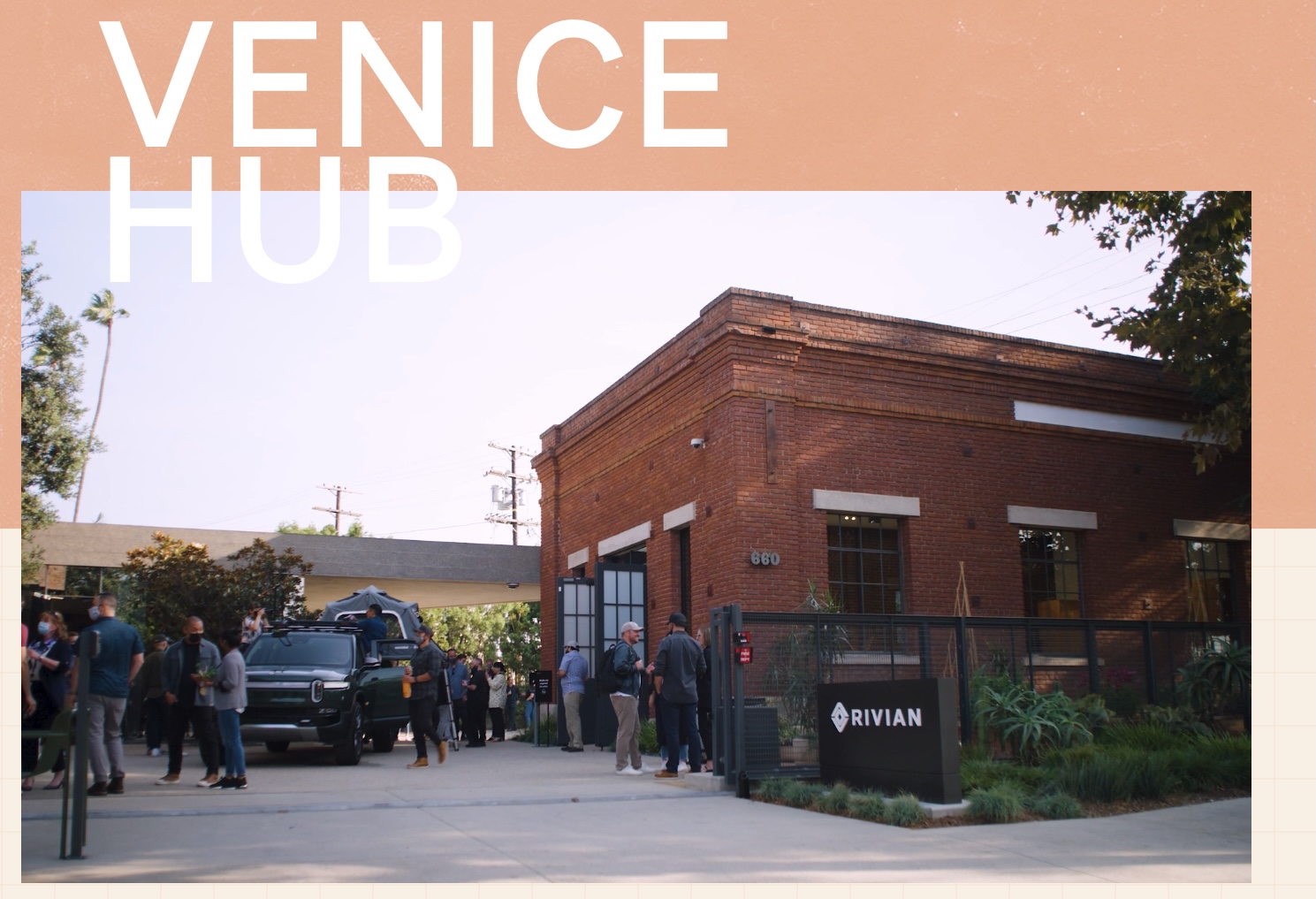 Rivian's first store "Vinice Hub"