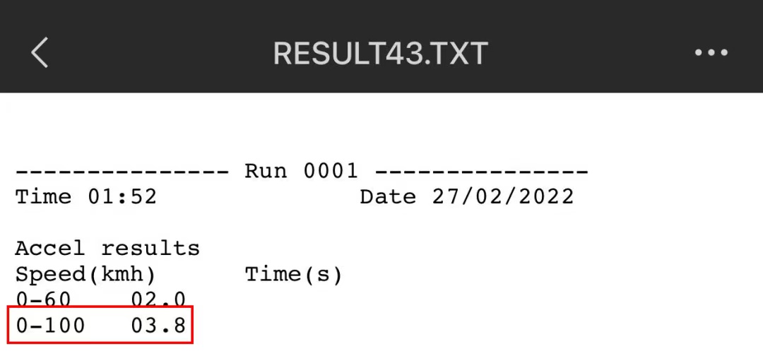 The log data pulled out from the P-Box