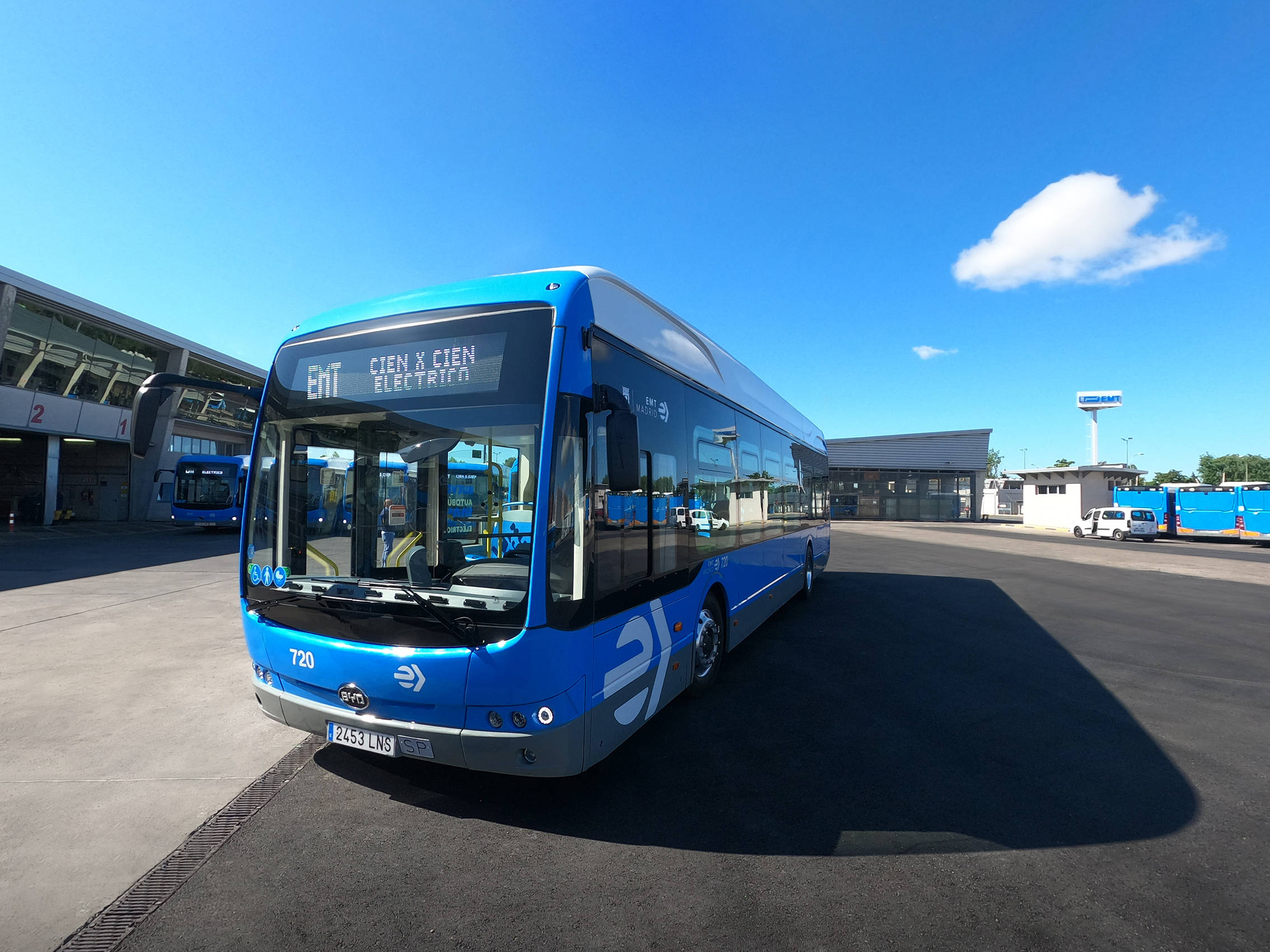 BYD pure electric bus delivered to Spain