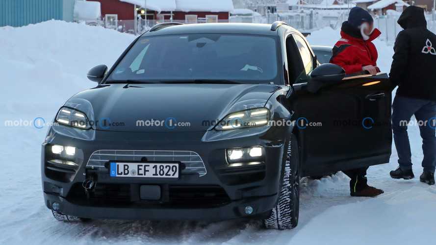 Macan EV Winter Testing