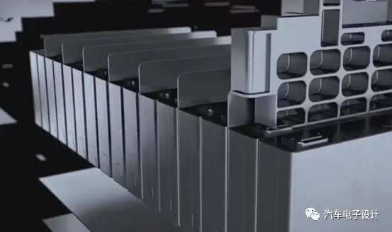 Heat insulation pad between the two battery cells shown in the video