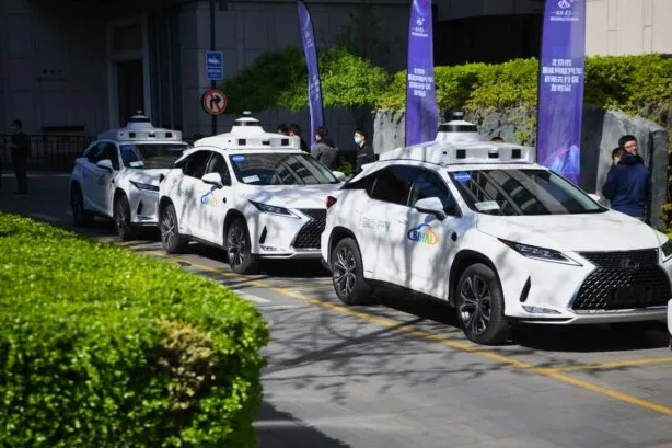 In April 2021, Pony.ai's self-driving car was driving in Beijing