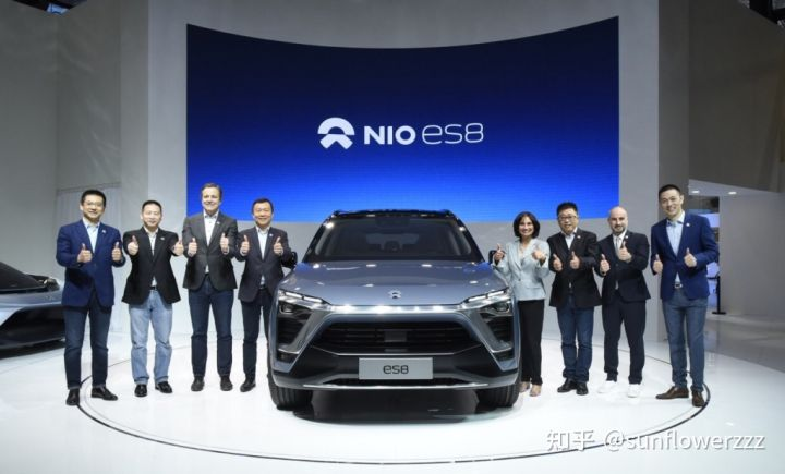 The NIO ES8, which was launched in April 2017, is generally regarded as a pioneering product of Chinese new car manufacturing power.