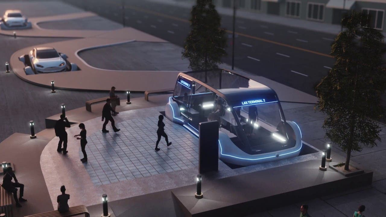 Tesla autonomous vehicle road facilities