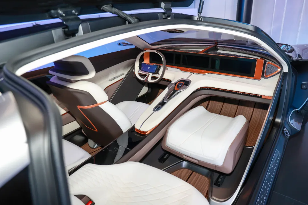 The interior of the LanTu i-Land concept car