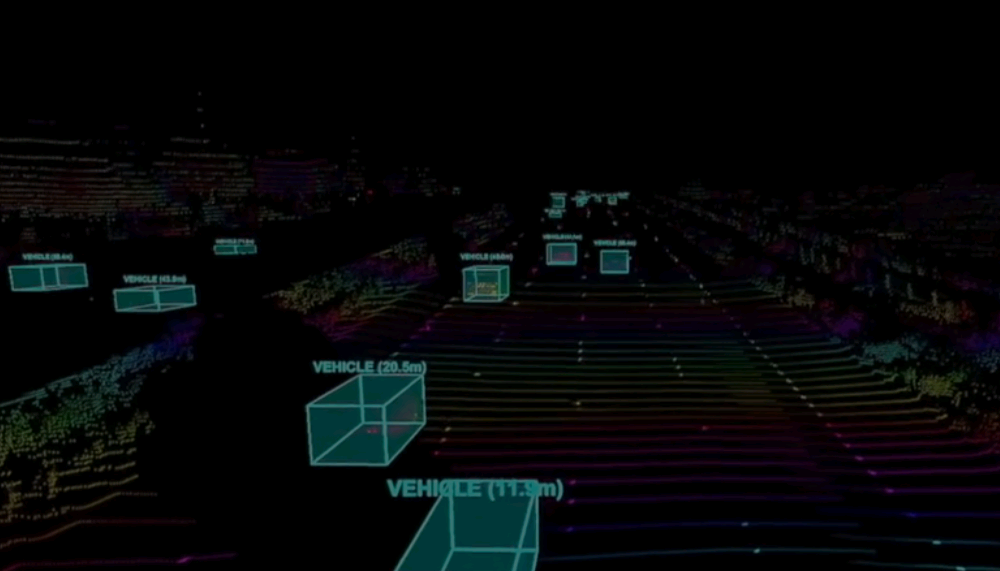 Luminar LIDAR point cloud