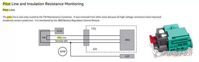 Figure 3 Volkswagen's externally-designed switch Pilot Line, as a low-voltage maintenance switch