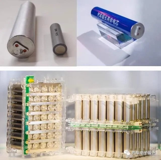 Figure 2 - Large cylindrical iron-lithium batteries currently used in electric bicycles