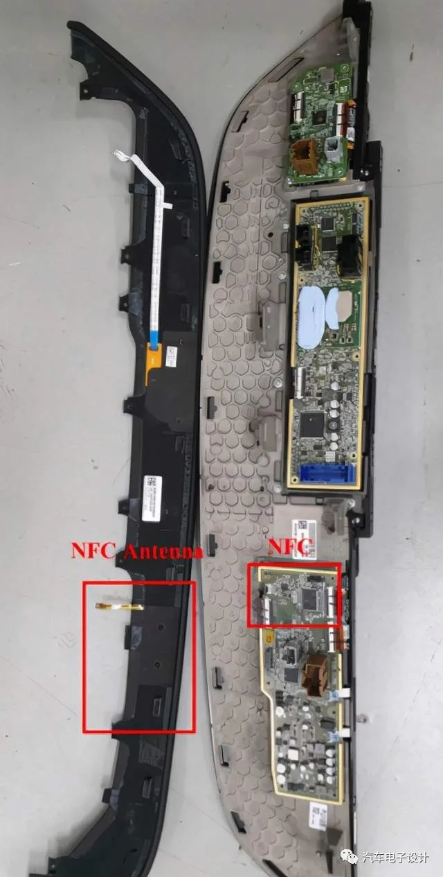 Cadillac OLED Display Assembly Internal Structure