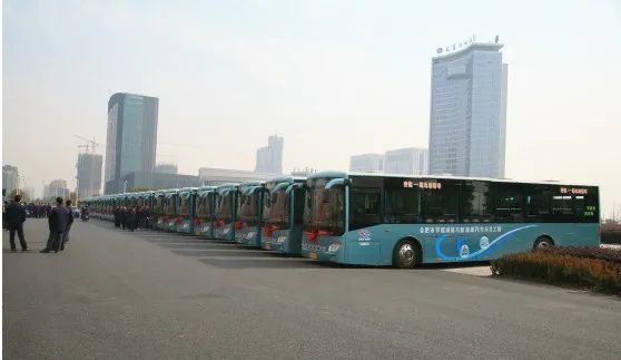 Launching ceremony of pure electric vehicles in Hefei