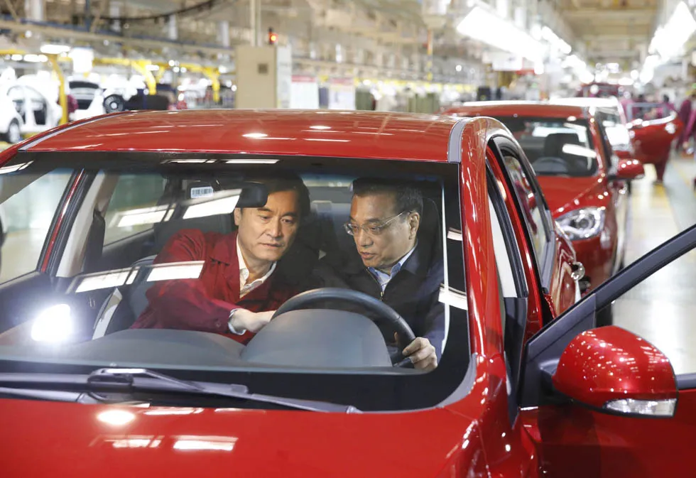 Li Keqiang inspects Jianghuai