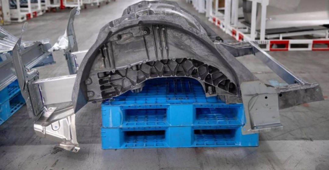 The Strengthened Structure of Tesla Model Y's Cast Aluminum Body