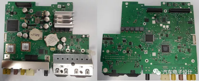 Figure 8. Front and back of the basic board inside NTG6