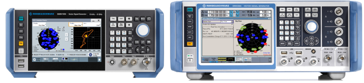 Figure 2: R&S SMBV100B (Left) and SMW200A (Right)