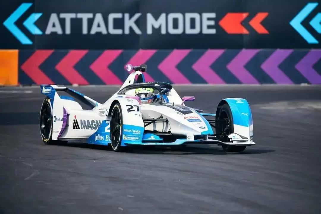 The "Attack Mode" overtaking mode in Formula E