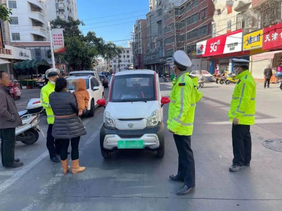 Senior mobility scooters being checked by police