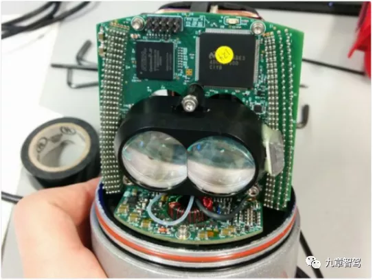 Figure 11 Internal Structure of A Mechanical LiDAR (Image from the Electronic Enthusiast website)