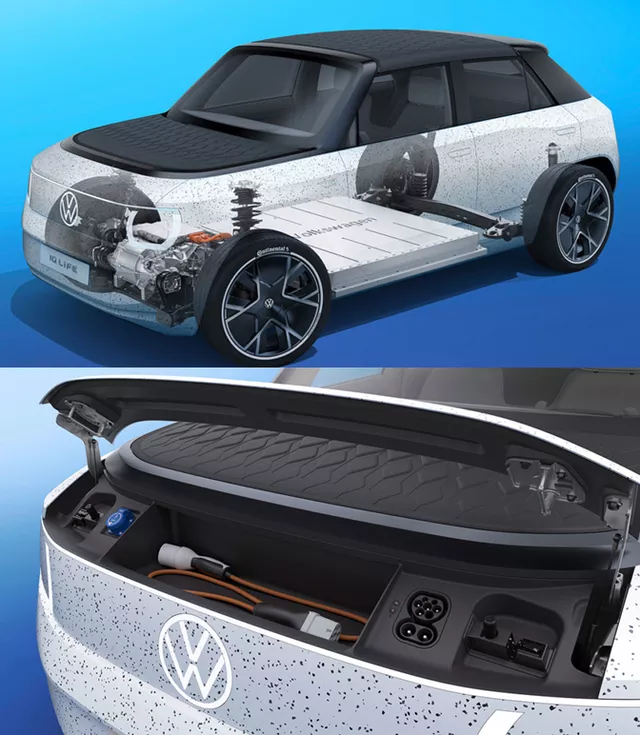 Image 5: The charging port and overall layout of the Volkswagen ID Life