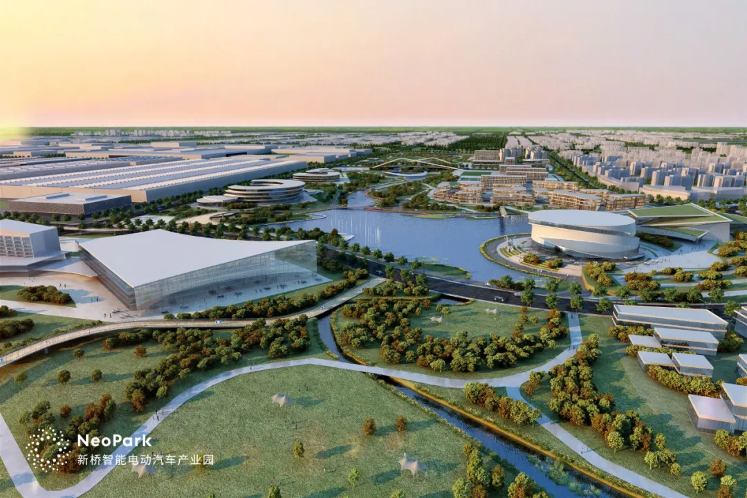 Hefei New Bridge Smart EV Industrial Park Concept Map