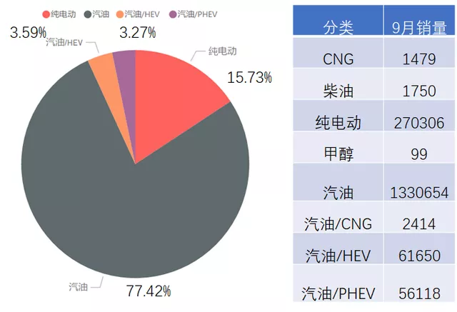 图 6 Breakdown of passenger cars according to usage.