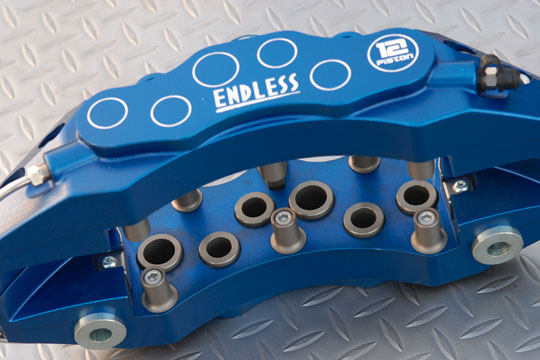 Endless 12 piston caliper