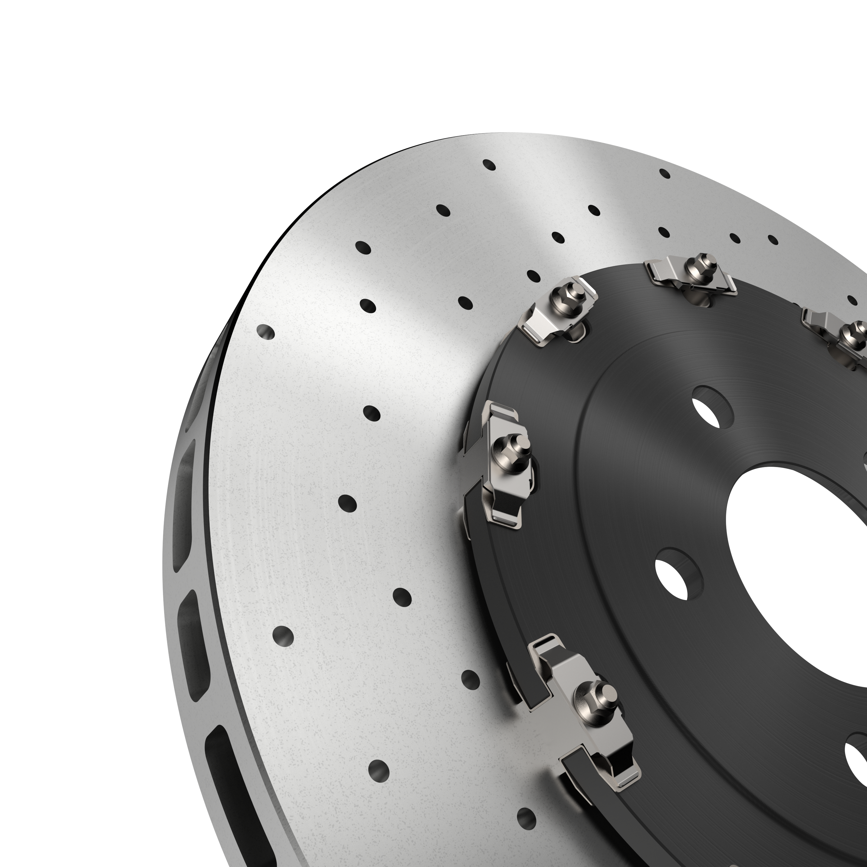 Compared with the fixed and floating calipers, the fully floating brake disc, which can provide expansion space in the axial and radial directions, is the most advanced fixing method.