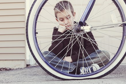 Mom, my tire is flat!