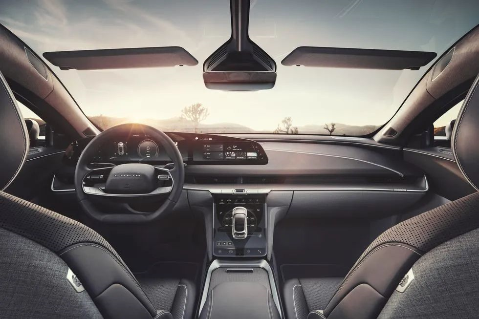 Lucid Air's interior design