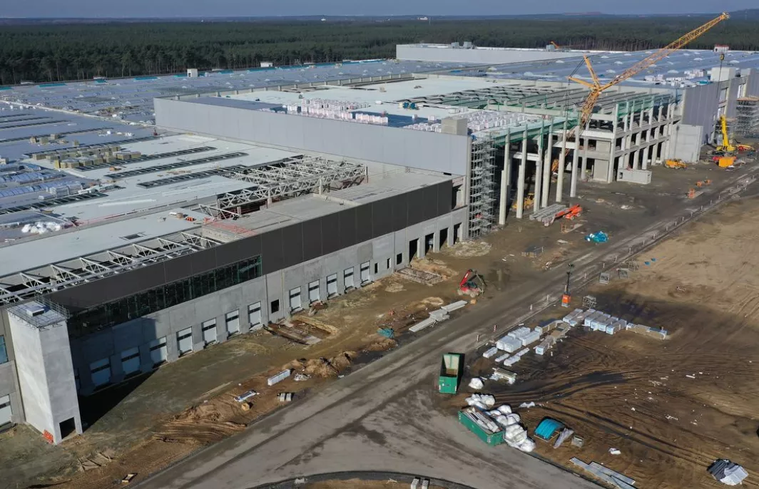 Tesla's Berlin factory in Germany