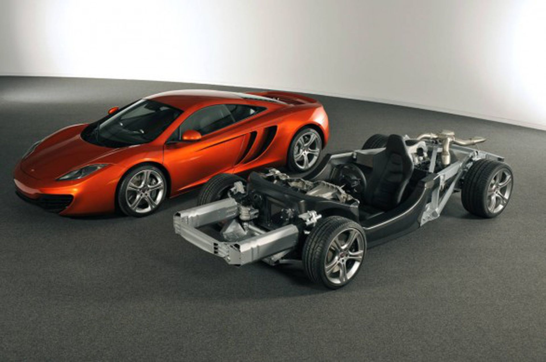 McLaren Carbon Fiber Monocoque Body with Aluminum Front and Rear Frames