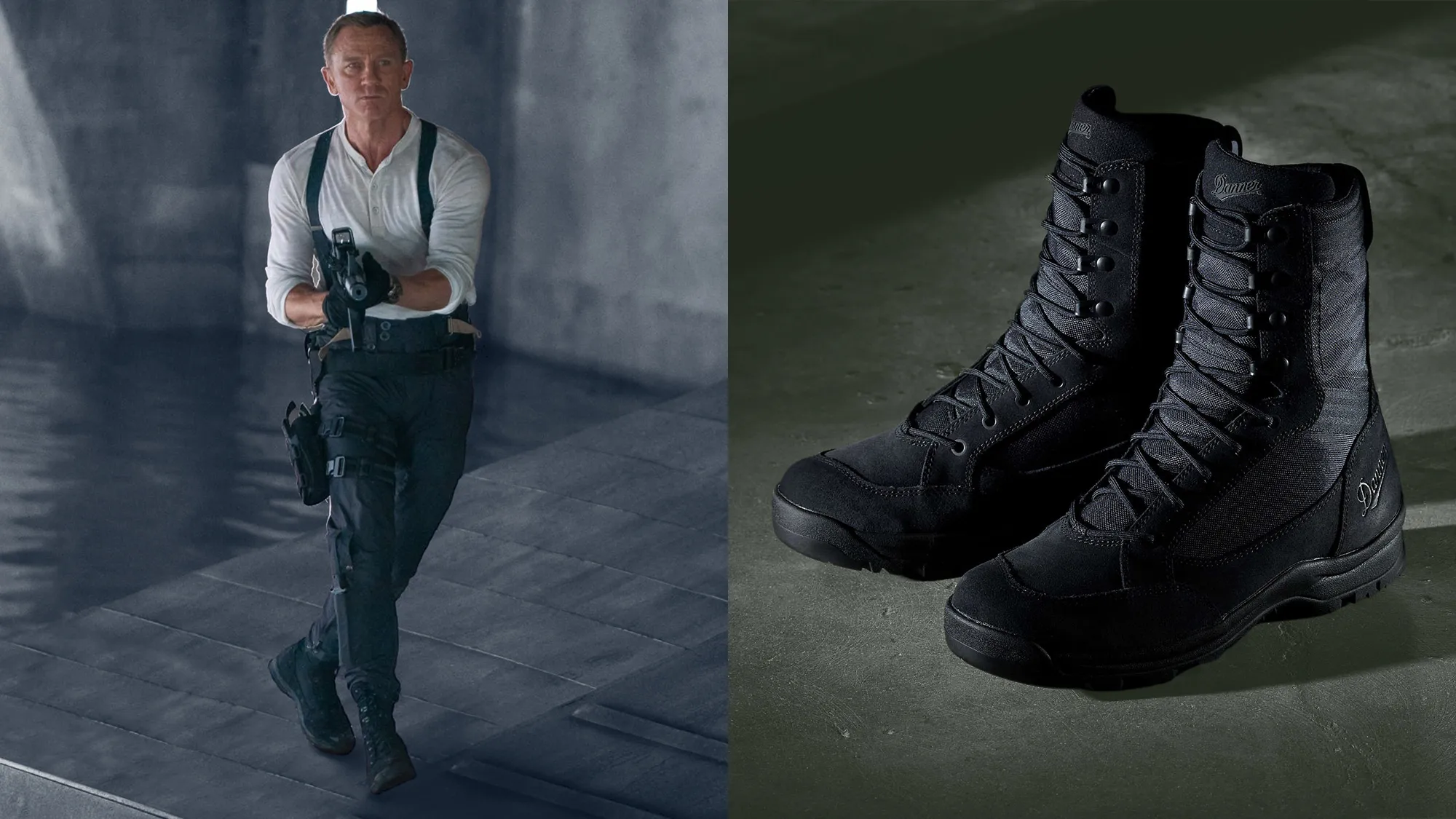 Wearing Danner's 007, clearly flawless to die