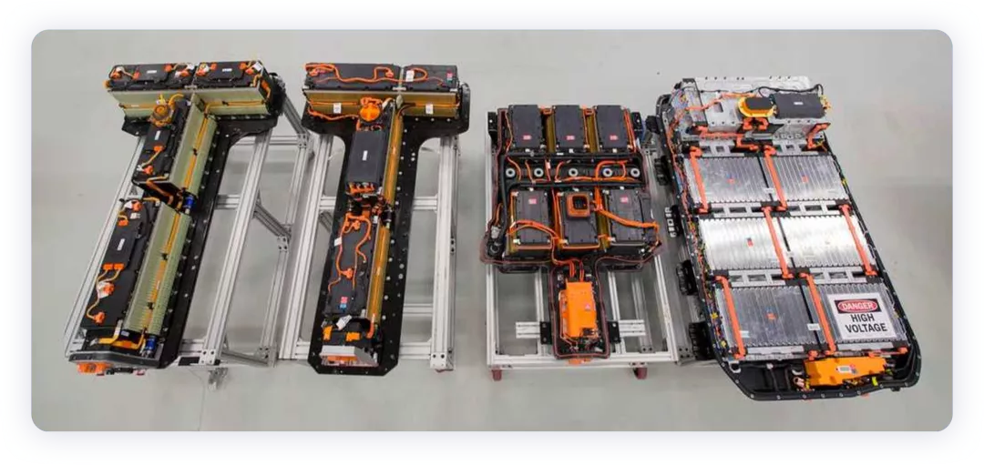 ▲Figure 2. GM's second phase, four battery packs