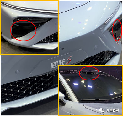 Distribution of LiDARs: 1 below the headlights + 1 in front of the car roof
