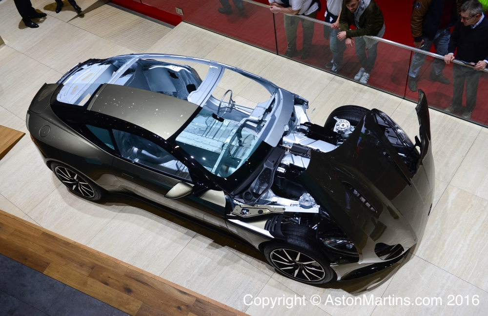 Aston Martin DB11, with more complex stamped parts added, has a higher cost.