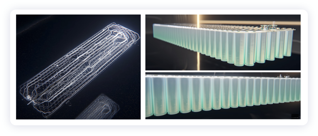 ▲Figure 4. Lucid's liquid cooling design.