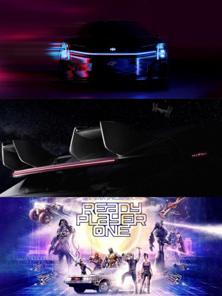 HiPhi Z GT Inspired by Endless Racing, Tron Legacy, and Ready Player One's DMC Time Machine