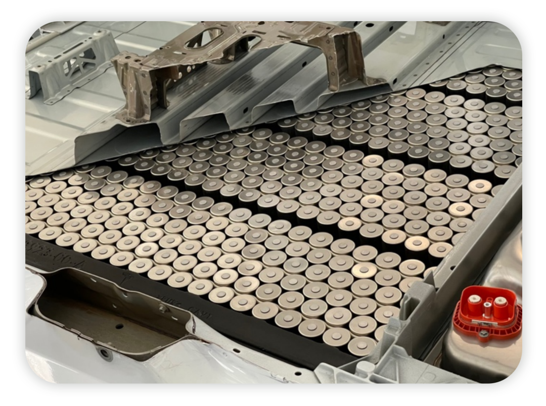 ▲Figure 6. Design of the buffer zone on the side of the 4680 battery