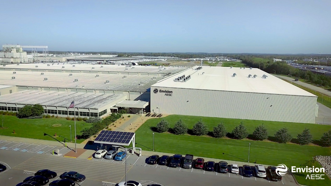 Envision AESC's US Tennessee factory, put into operation in 2012