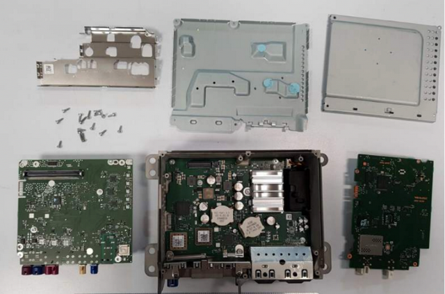 ▲Figure 4. Three boards of the NTG7 main unit