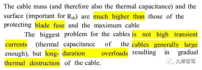 Overload Capacity of Automotive Wires (Source: Infineon)