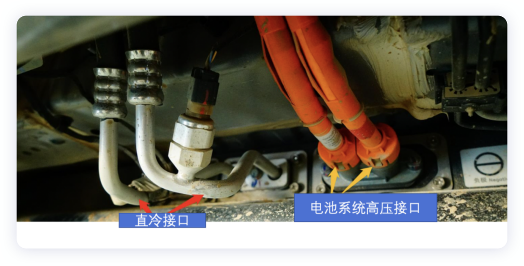 Figure 6. High voltage interface and direct cooling interface