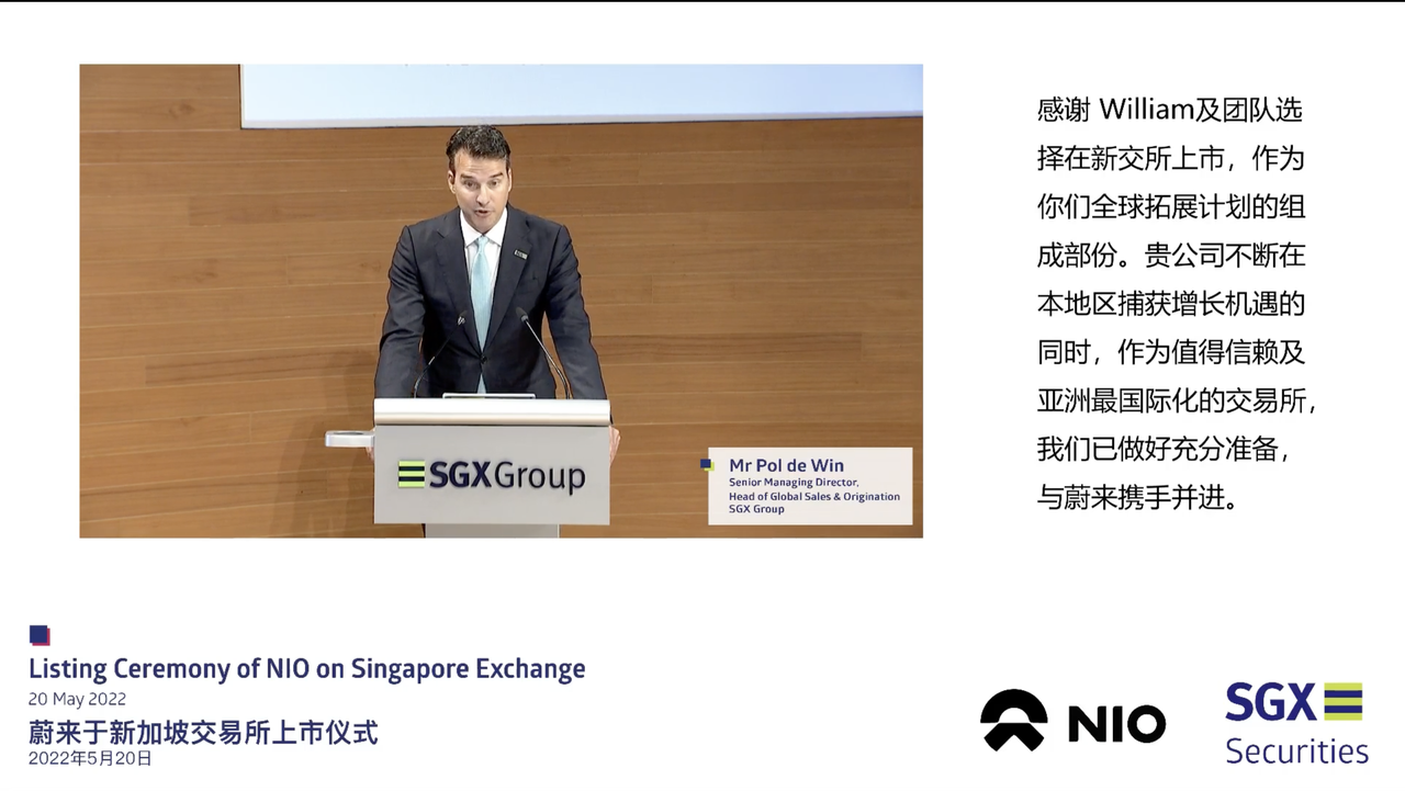 Pol de Win, EVP of SGX's Global Issuer Services and Global Business Development and Expansion