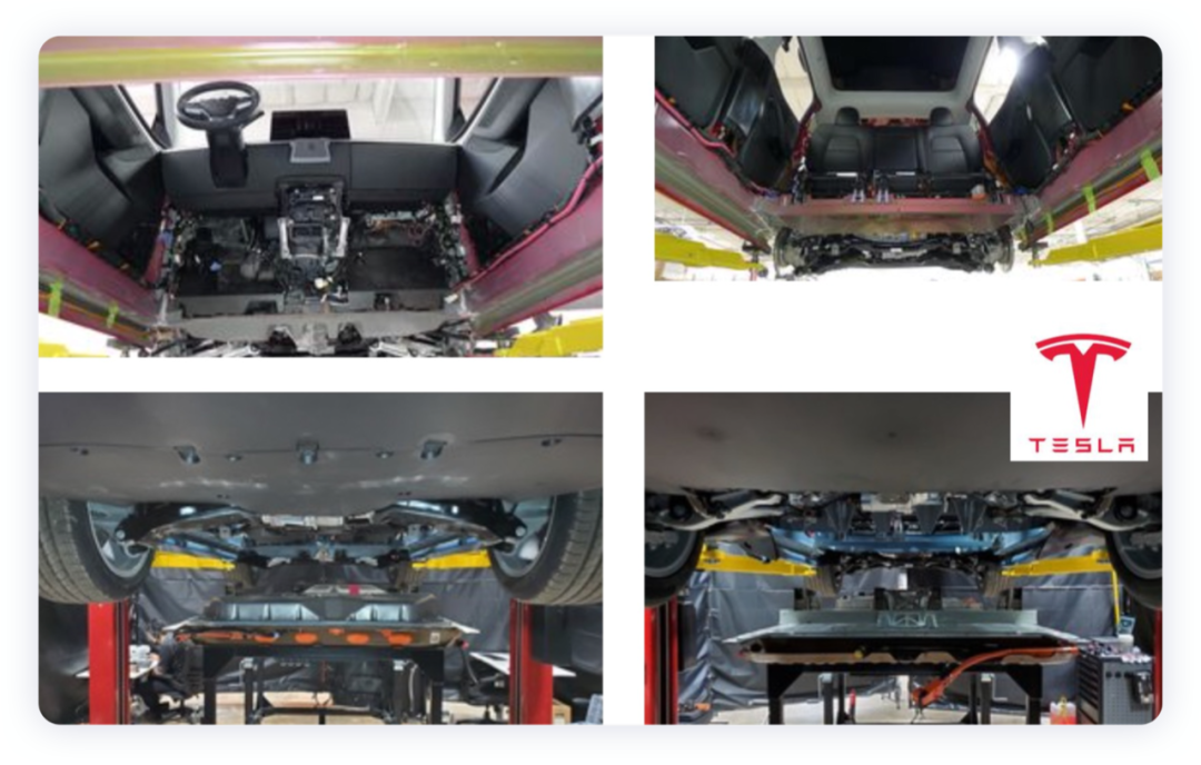 ▲Figure 6. After dismantling the battery for maintenance, the inside of the entire vehicle body is empty