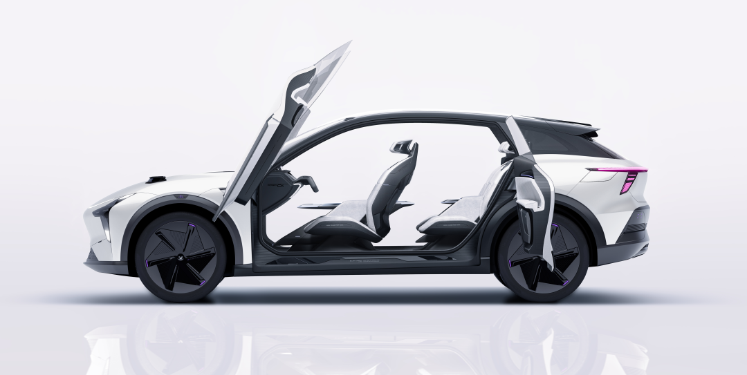 ROBO-01 Concept Car with Butterfly Doors and Adjustable Rear Wing