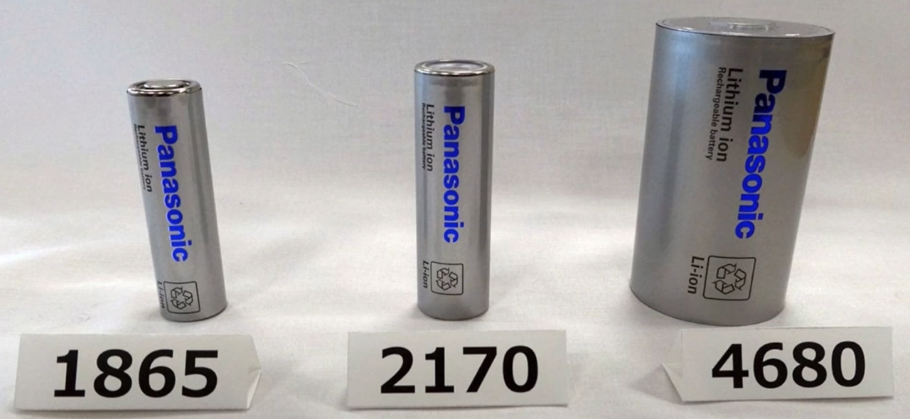 Three Different Sizes of Li-ion Cylindrical Battery