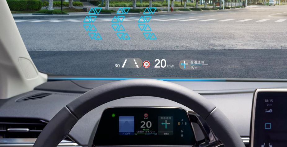 （Official effect picture of Volkswagen ID series HUD）