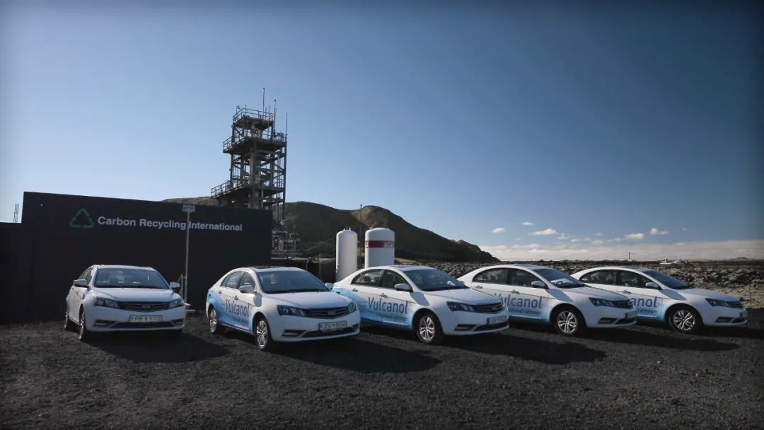 Geely borui methanol vehicle in Iceland