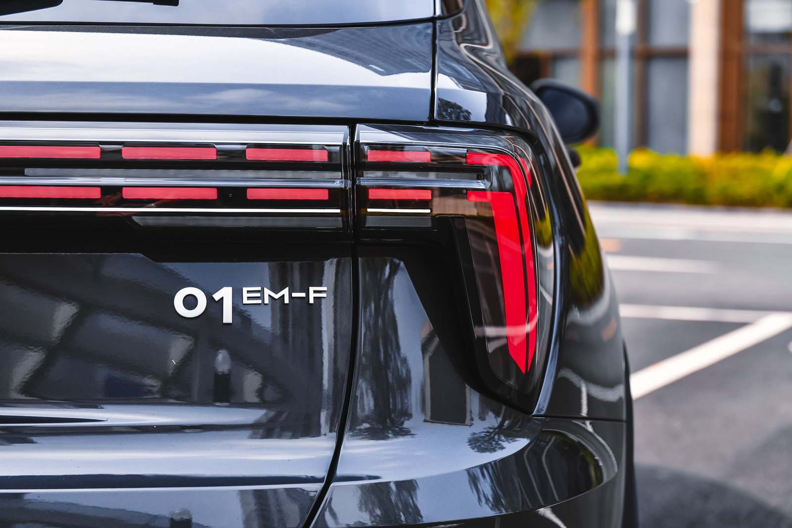 Rear of Lynk & Co 01 EM-F