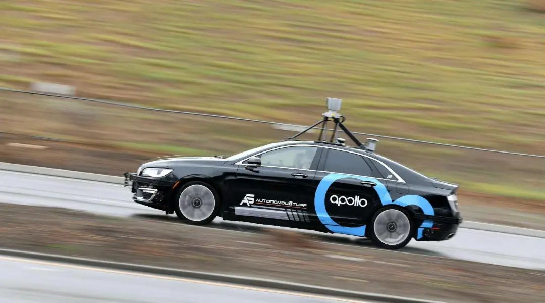 Baidu's Test Vehicle License