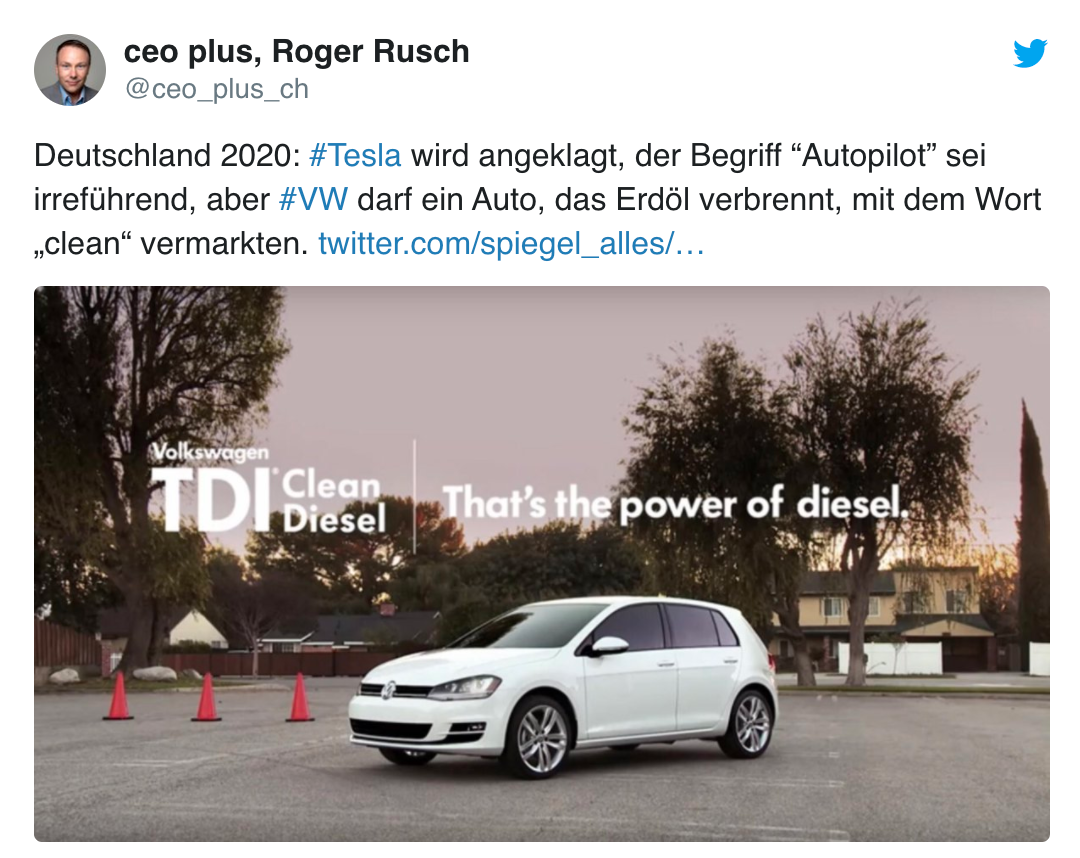 Tesla criticized in Germany for allegedly false advertising of Autopilot.